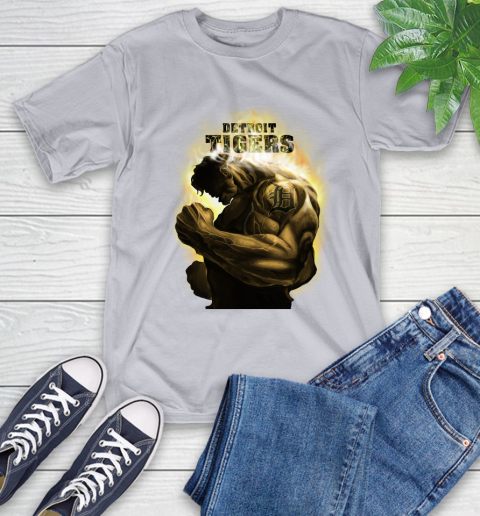 Detroit Tigers MLB Baseball Hulk Marvel Avengers Sports T-Shirt 6