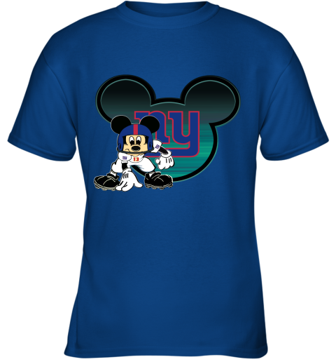 NFL New York Giants Mickey Mouse Disney Football T Shirt QTG3EtDBNkw youth t shirt 26 95 151514 front royal