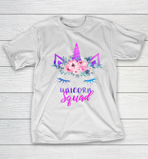 Cute Rainbow Unicorn Squad Shirt Unicorn Shirt for Party T-Shirt
