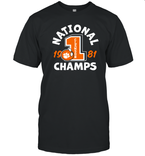 1981 Clemson Football National Champs T-Shirt