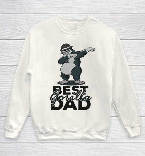 Father's Day Funny Gift Ideas Apparel  The best dad Youth Sweatshirt