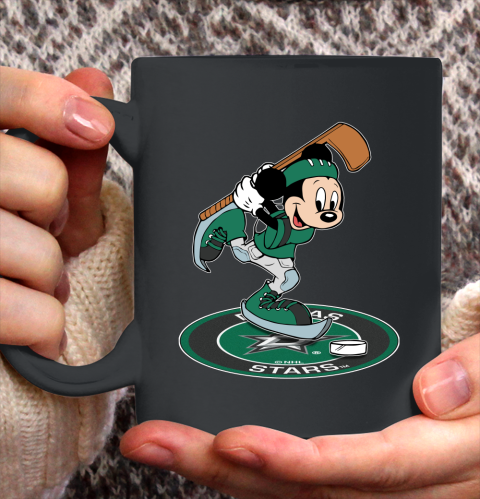 NHL Hockey Dallas Stars Cheerful Mickey Disney Shirt Ceramic Mug 15oz