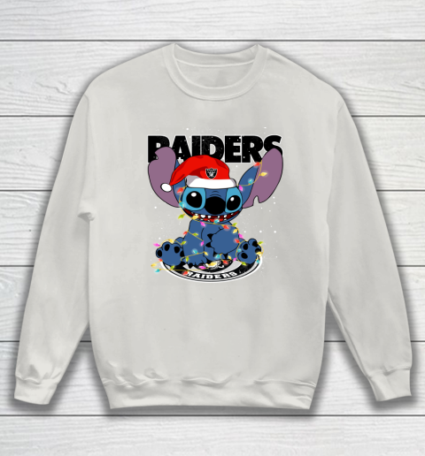Oakland Raiders NFL Football noel stitch Christmas Sweatshirt 8