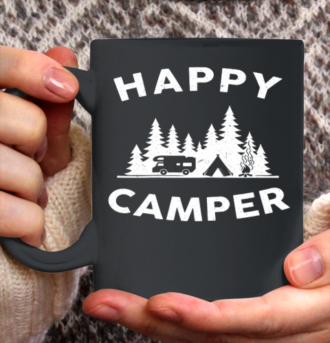 Happy Camper Camping Ceramic Mug 11oz