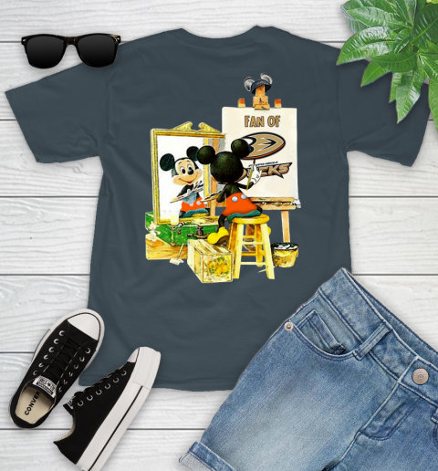 NHL Hockey Anaheim Ducks Mickey Drawing Shirt 102