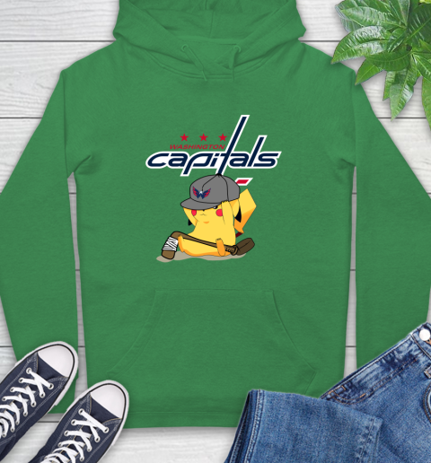 NHL Pikachu Hockey Sports Washington Capitals Hoodie 8