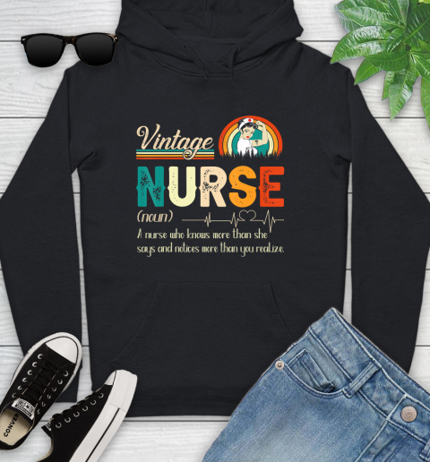 Nurse Shirt Vintage Nurse Definition Funny Retro Nursing Gifts Men Women T Shirt Youth Hoodie