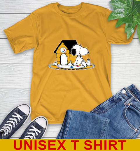NFL Football Pittsburgh Steelers Snoopy The Peanuts Movie Shirt T-Shirt 3