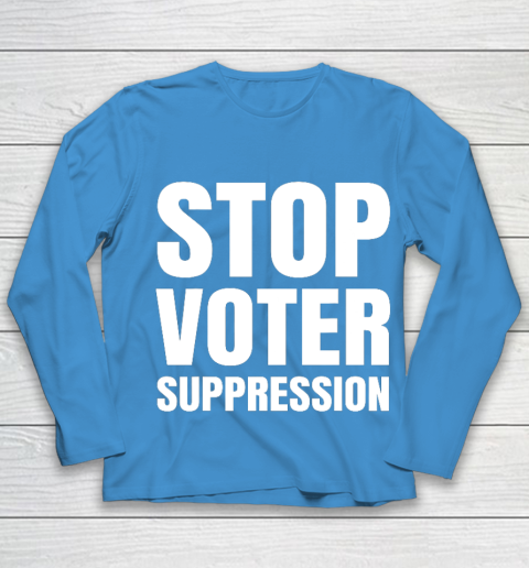 Black Voters Matter Protect The Vote Stop Voter Suppression Youth Long Sleeve 5
