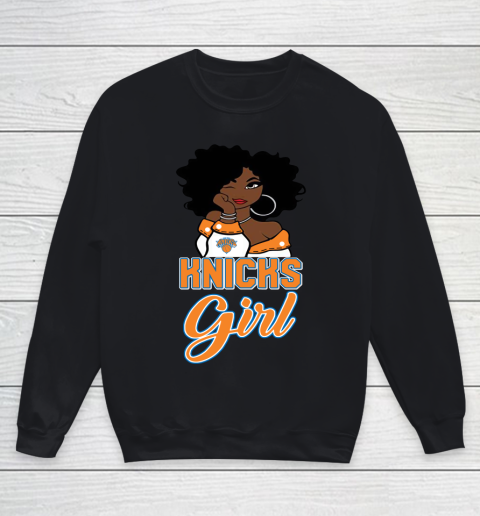 New York Knicks Girl NBA Youth Sweatshirt