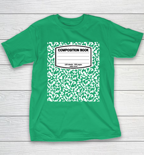 Composition Book Notebook Matching group Halloween Teacher Youth T-Shirt 4