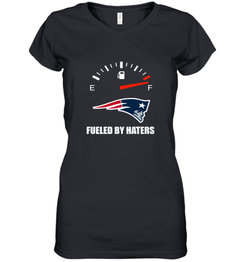 Fueled By Haters Maximum Fuel New England Patriots Women's V-Neck T-Shirt