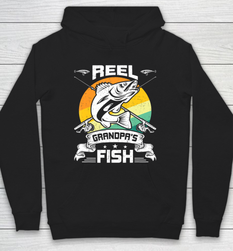 GrandFather gift shirt Reel Grandpa's Fish Funny Fly Fishing Gift T Shirt Hoodie