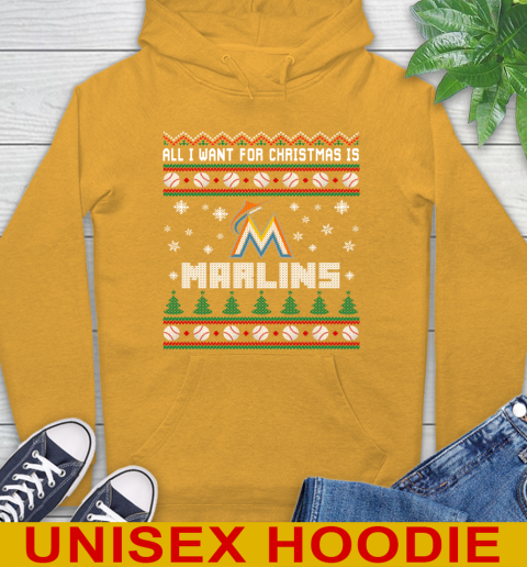 MLB All I Want For Christmas Is Miami Marlins Baseball Sports 14