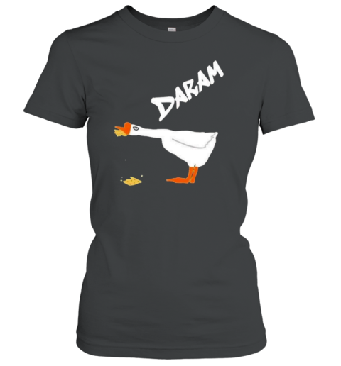 Goose Eating Cookie Daram Women's T-Shirt