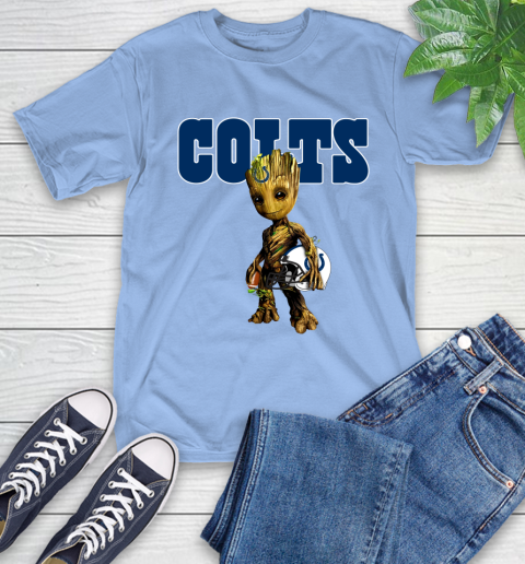 Indianapolis Colts NFL Football Groot Marvel Guardians Of The Galaxy T-Shirt 11