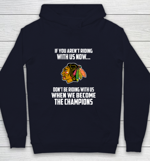 NHL Chicago Blackhawks Hockey We Become The Champions Youth Hoodie 2