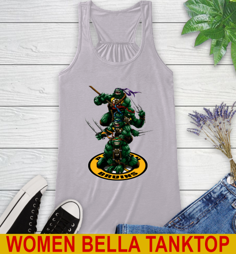 NHL Hockey Boston Bruins Teenage Mutant Ninja Turtles Shirt Racerback Tank 5