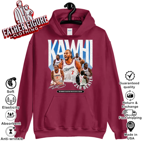 Amazon.com: 500 LEVEL Kawhi Leonard Long Sleeve Tee (Long