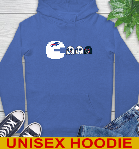 Buffalo Bills NFL Football Pac Man Champion Hoodie 9