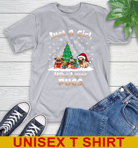Christmas Just a girl who love pugs dog pet lover 5