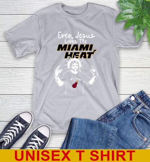 Miami Heat NBA Basketball Even Jesus Loves The Heat Shirt T-Shirt 5