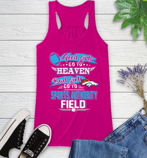 Denver Broncos NFL Bad Girls Go To Sports Authority Field Shirt Racerback Tank 7