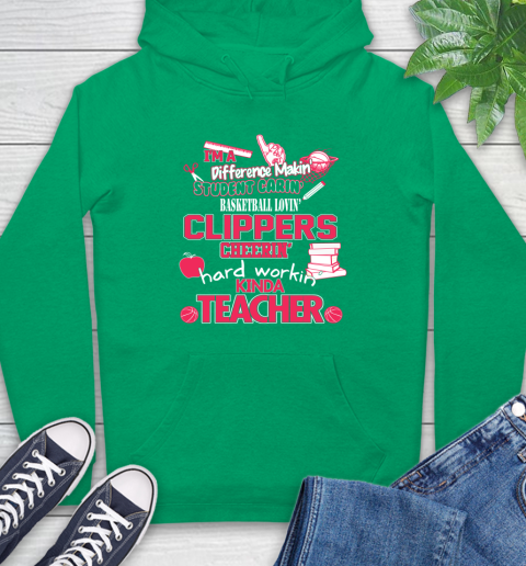 LA Clippers NBA I'm A Difference Making Student Caring Basketball Loving Kinda Teacher (1) Hoodie 8