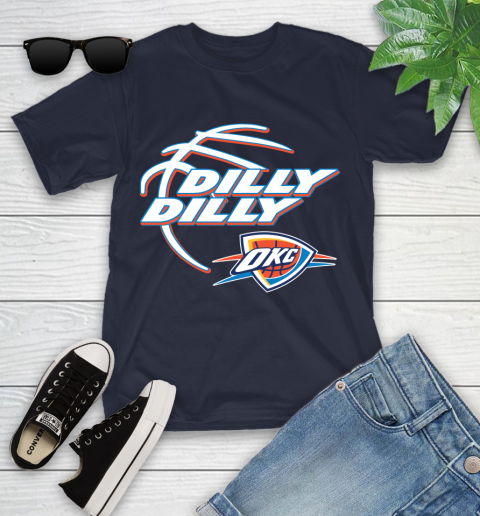 NBA Oklahoma City Thunder Dilly Dilly Basketball Sports Youth T-Shirt 3