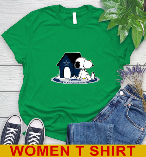 NFL Football Dallas Cowboys Snoopy The Peanuts Movie Shirt Women's T-Shirt 6