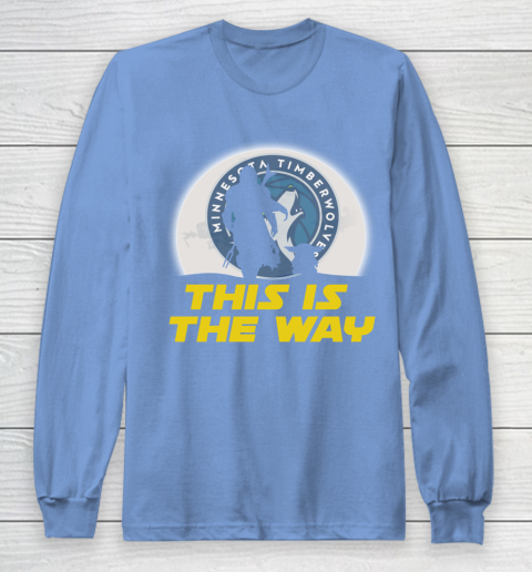 Minnesota Timberwolves NBA Basketball Star Wars Yoda And Mandalorian This Is The Way Long Sleeve T-Shirt 8