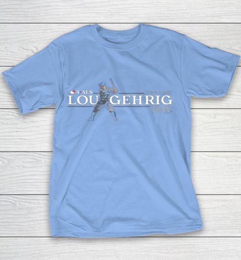 4 ALS Lou Gehrig Day Youth T-Shirt 8