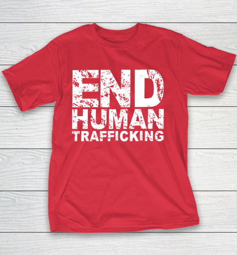 End Human Trafficking Shirt Youth T-Shirt 7