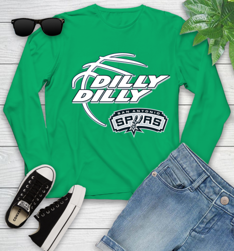 NBA San Antonio Spurs Dilly Dilly Basketball Sports Youth Long Sleeve 6