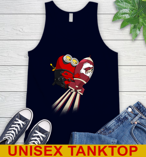 NHL Hockey Arizona Coyotes Deadpool Minion Marvel Shirt Tank Top 2