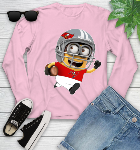 NFL Tampa Bay Buccaneers Minions Disney Football Sports Youth Long Sleeve 10