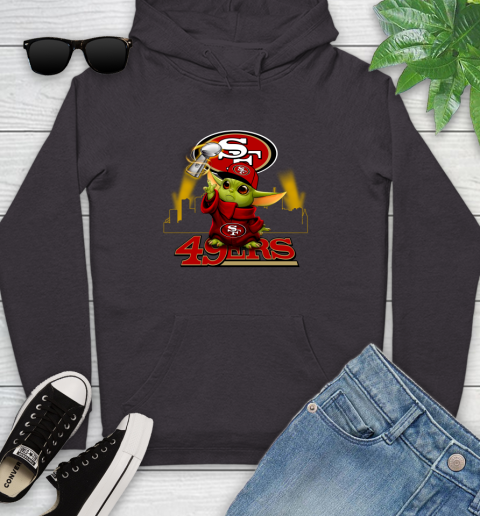 Super Bowl Baby Yoda Loves The San Francisco 49ers Star Wars NFL Shirts 128