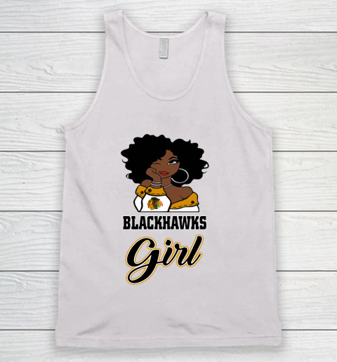 Chicago Blackhawks Girl NHL Tank Top 2