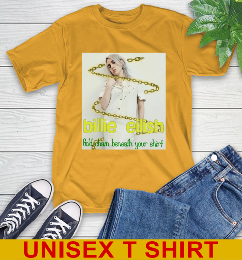 Billie Eilish Gold Chain Beneath Your Shirt 3