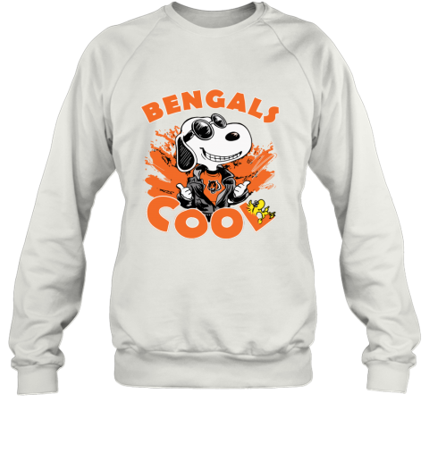 Cincinnati Bengals Snoopy Joe Cool We're Awesome Long Sleeve T-Shirt 