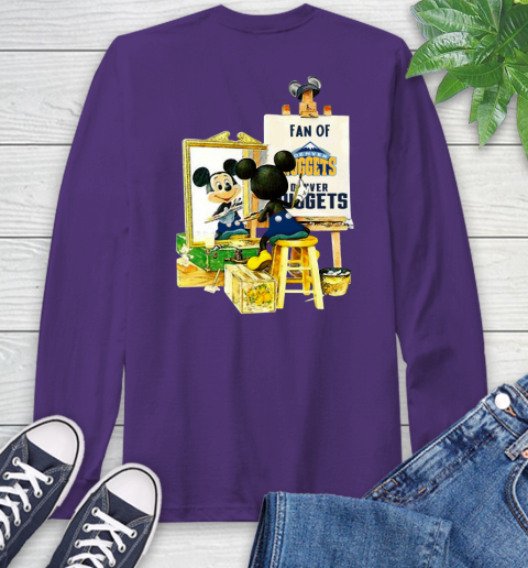 NBA Basketball Denver Nuggets Mickey Drawing Shirt 58
