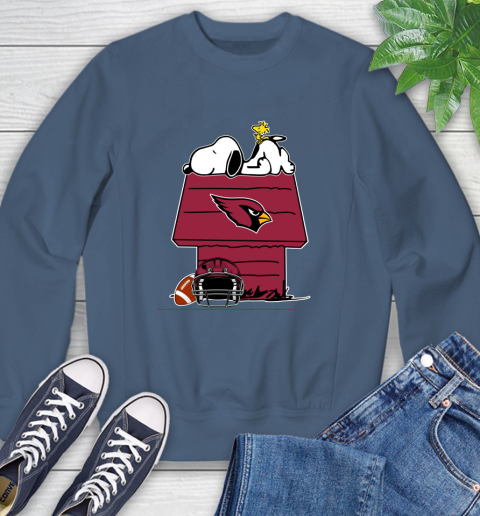 Arizona Cardinals NFL Football Snoopy Woodstock The Peanuts Movie Sweatshirt 7
