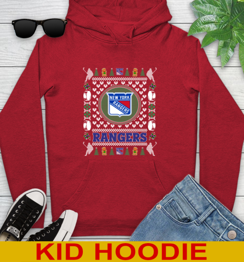 New York Rangers Merry Christmas NHL Hockey Loyal Fan Youth Hoodie 11