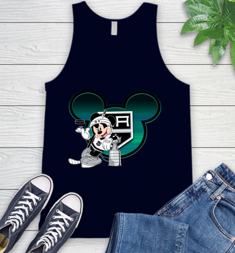 NHL Los Angeles Kings Stanley Cup Mickey Mouse Disney Hockey T Shirt Tank Top 3