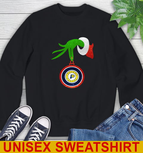Indiana Pacers Grinch Merry Christmas NBA Basketball Sweatshirt 2