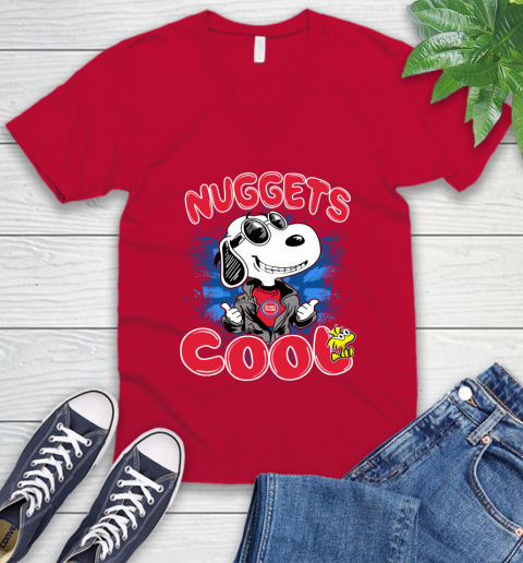 NBA Basketball Detroit Pistons Cool Snoopy Shirt V-Neck T-Shirt 6