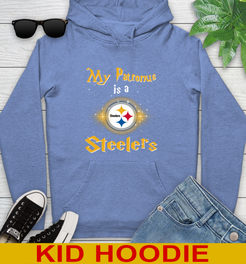 NFL Football Harry Potter My Patronus Is A Pittsburgh Steelers Youth Hoodie 12