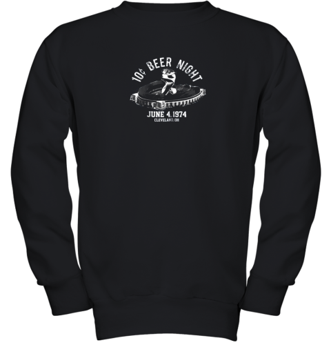 Ten Cent Beer Night Cleveland CLE Baseball Youth Sweatshirt