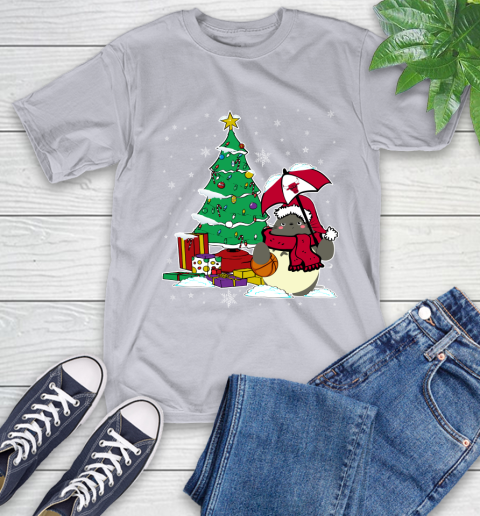 Chicago Bulls NBA Basketball Cute Tonari No Totoro Christmas Sports T-Shirt 6