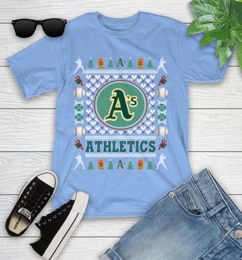 Oakland Athletics Merry Christmas MLB Baseball Loyal Fan Ugly Shirt 114